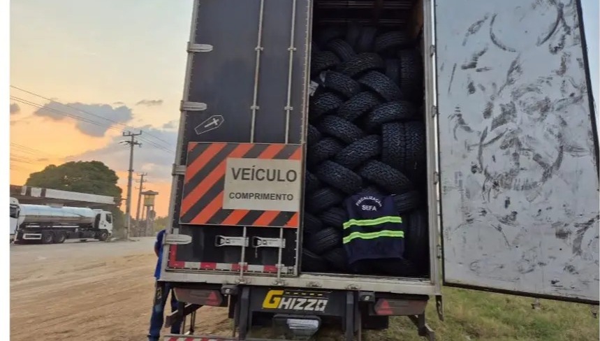 Sefa apreende mais de 2 mil pneus em São Geraldo do Araguaia