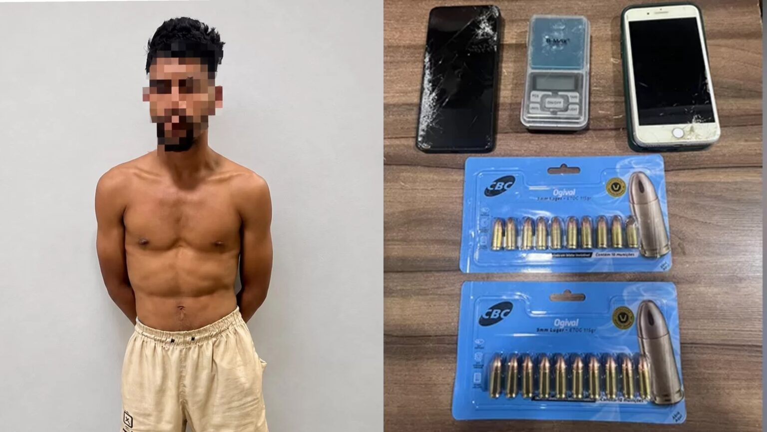 Homem é preso com 20 munições e balança de precisão em Parauapebas